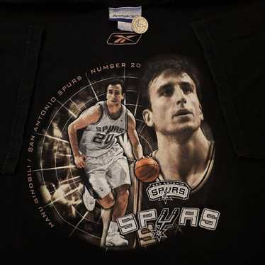 Manu Ginobili T-shirt Retro Basketball Player Sport Vintage 