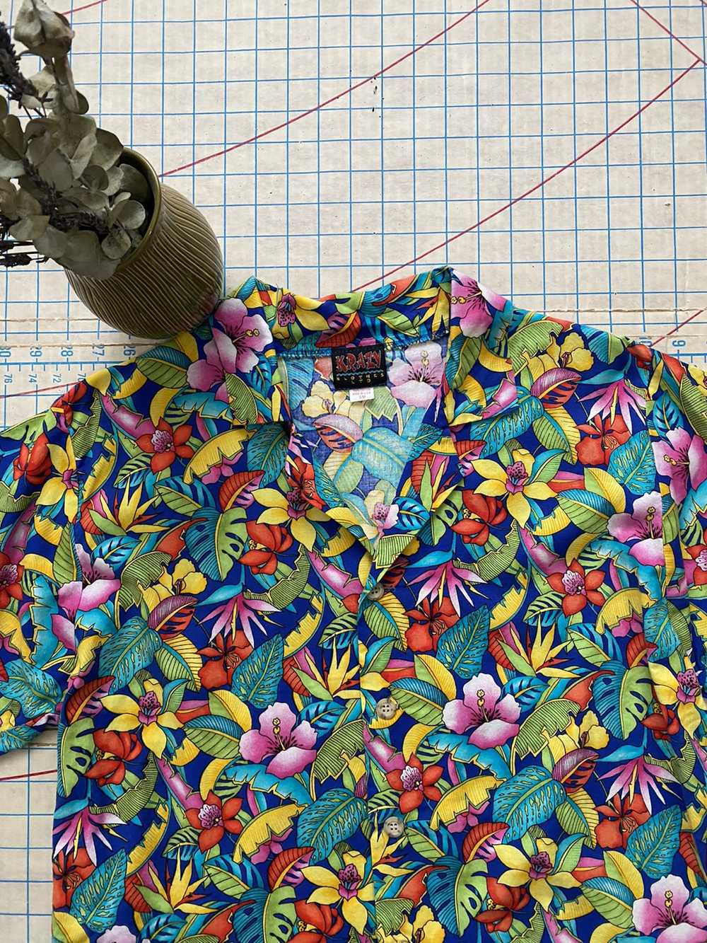 Hawaiian Shirt × Vintage Crazy Vintage Krazy Klot… - image 4