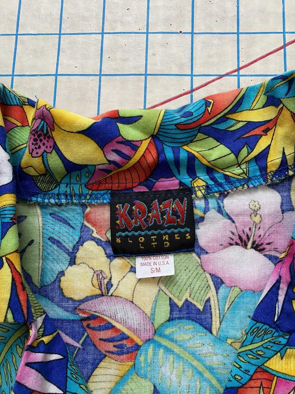 Hawaiian Shirt × Vintage Crazy Vintage Krazy Klot… - image 6