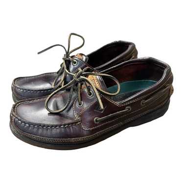 Sperry Sperry Top Sider 2-Eye Mako Leather Dark B… - image 1