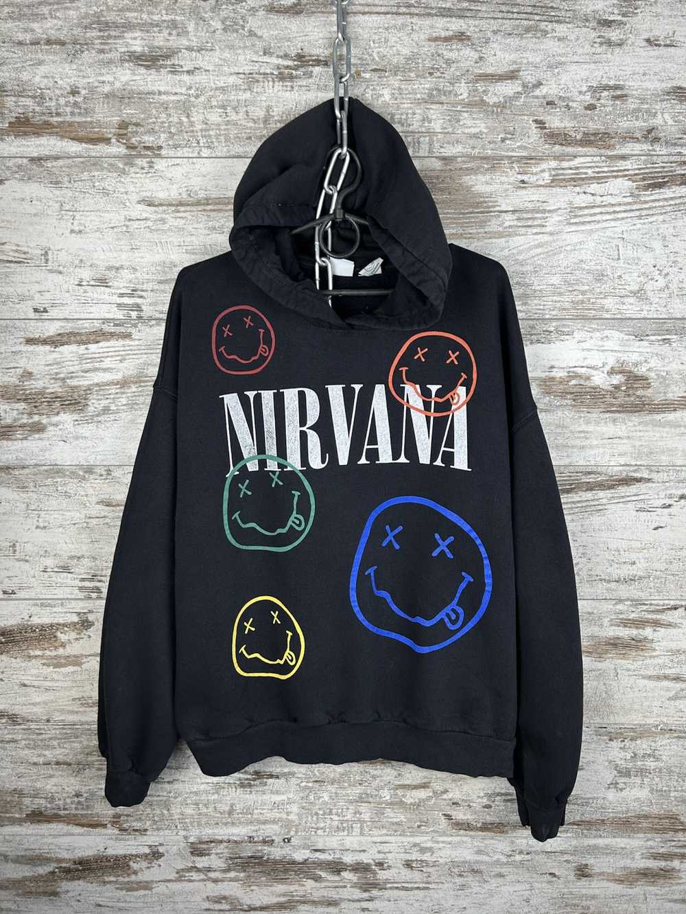 Nirvana × Rock Band × Vintage Mens Vintage Nirvan… - image 1