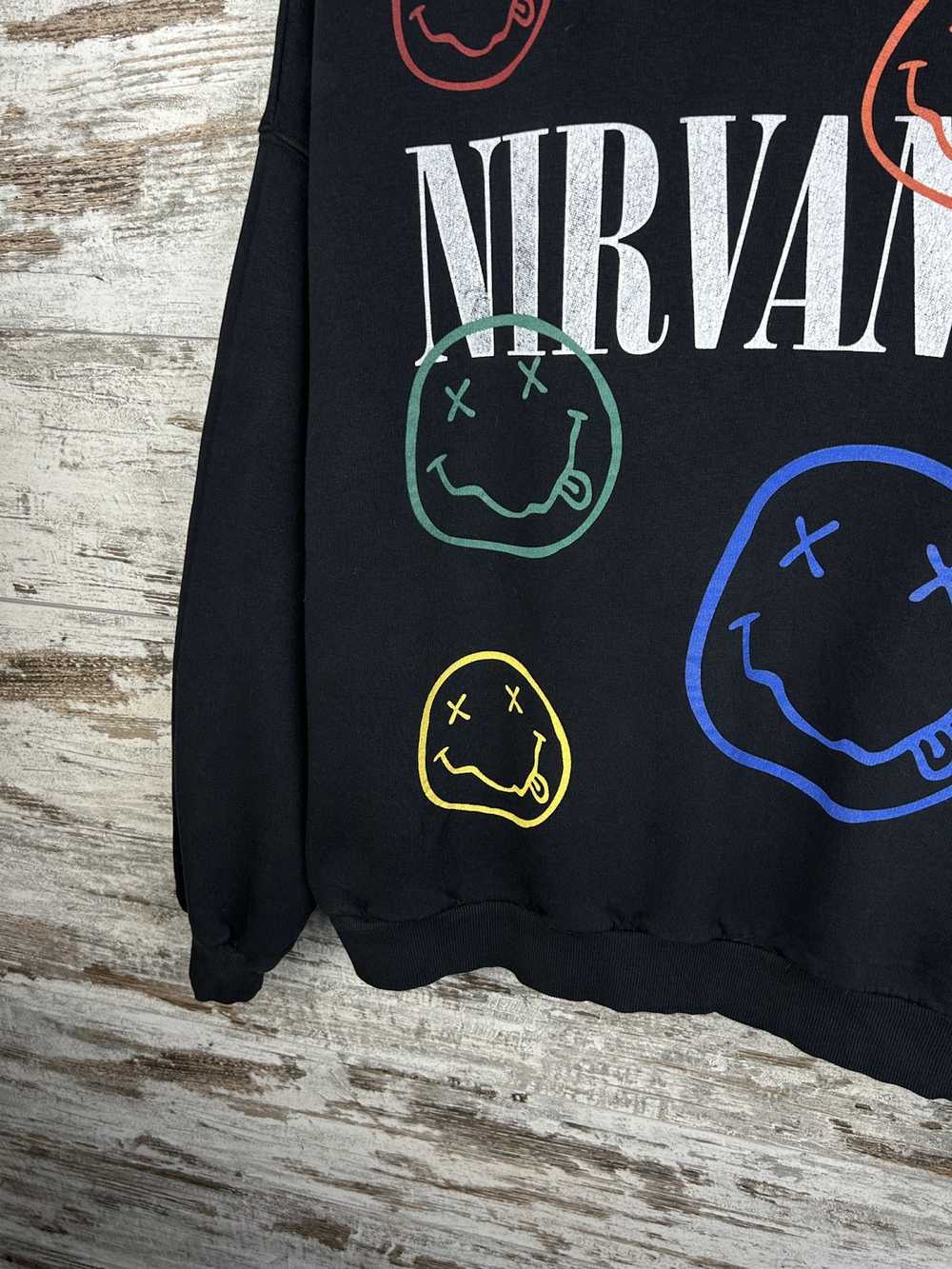 Nirvana × Rock Band × Vintage Mens Vintage Nirvan… - image 3