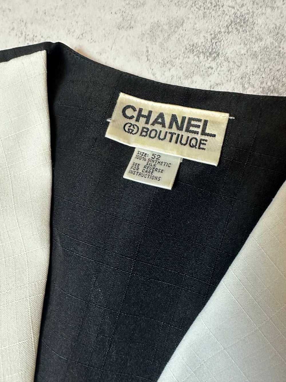 Chanel Chanel Boutique Silk Blazer Jacket Vintage… - image 3