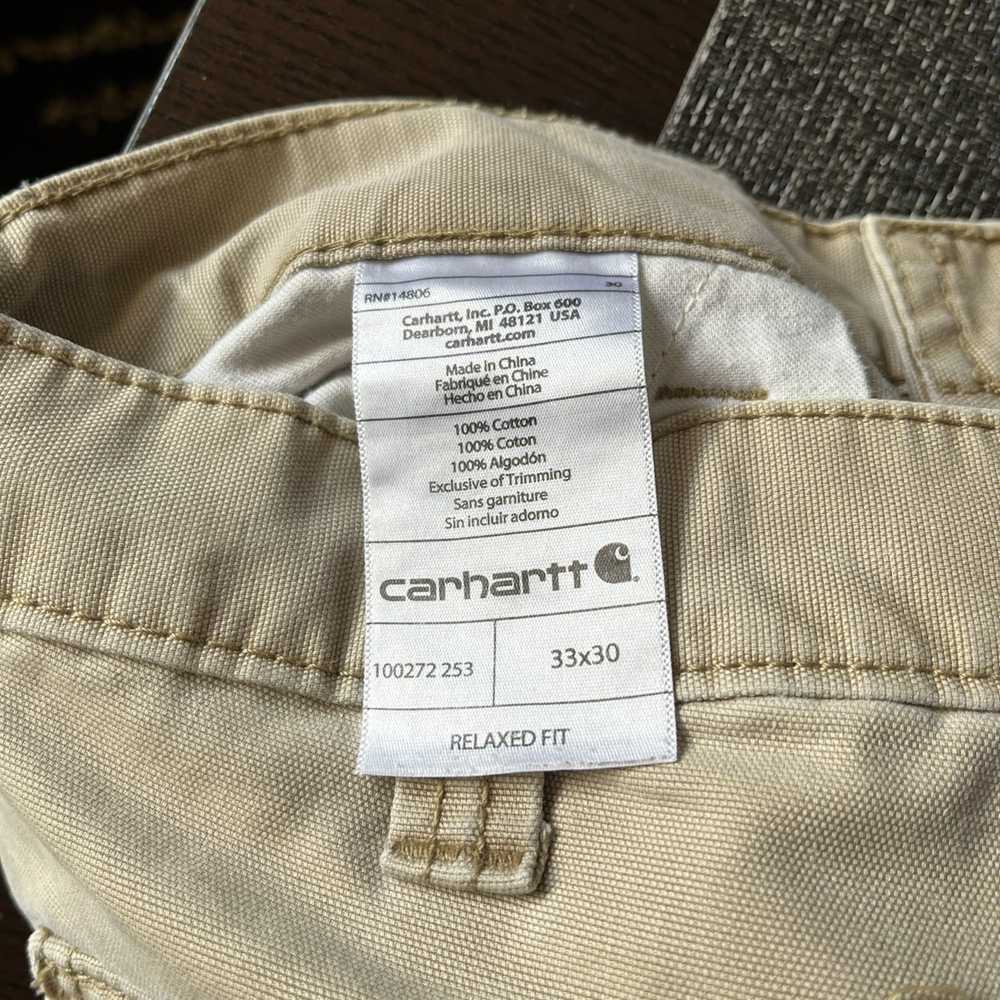 Carhartt Carhartt relaxed fit beige cargo pants - image 6