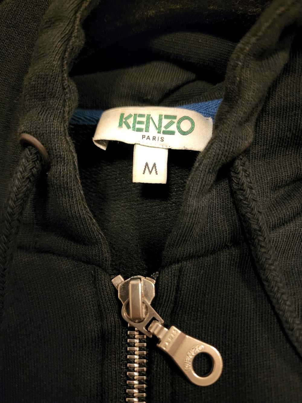Kenzo Kenzo Paris rear embroidery black hoodie M - image 4