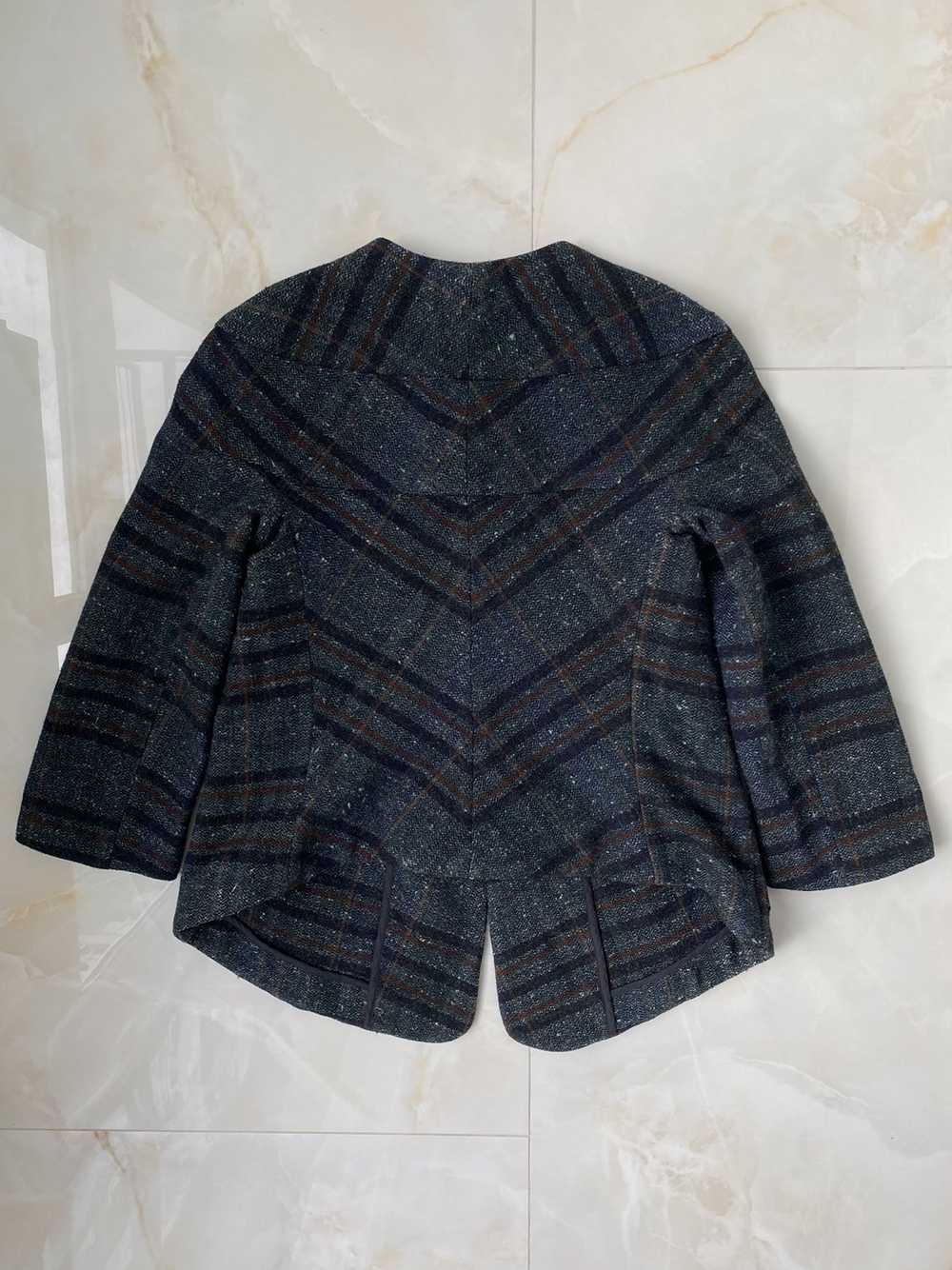 Marni × Vintage Blazer Tweed MARNI silk / wool - image 2