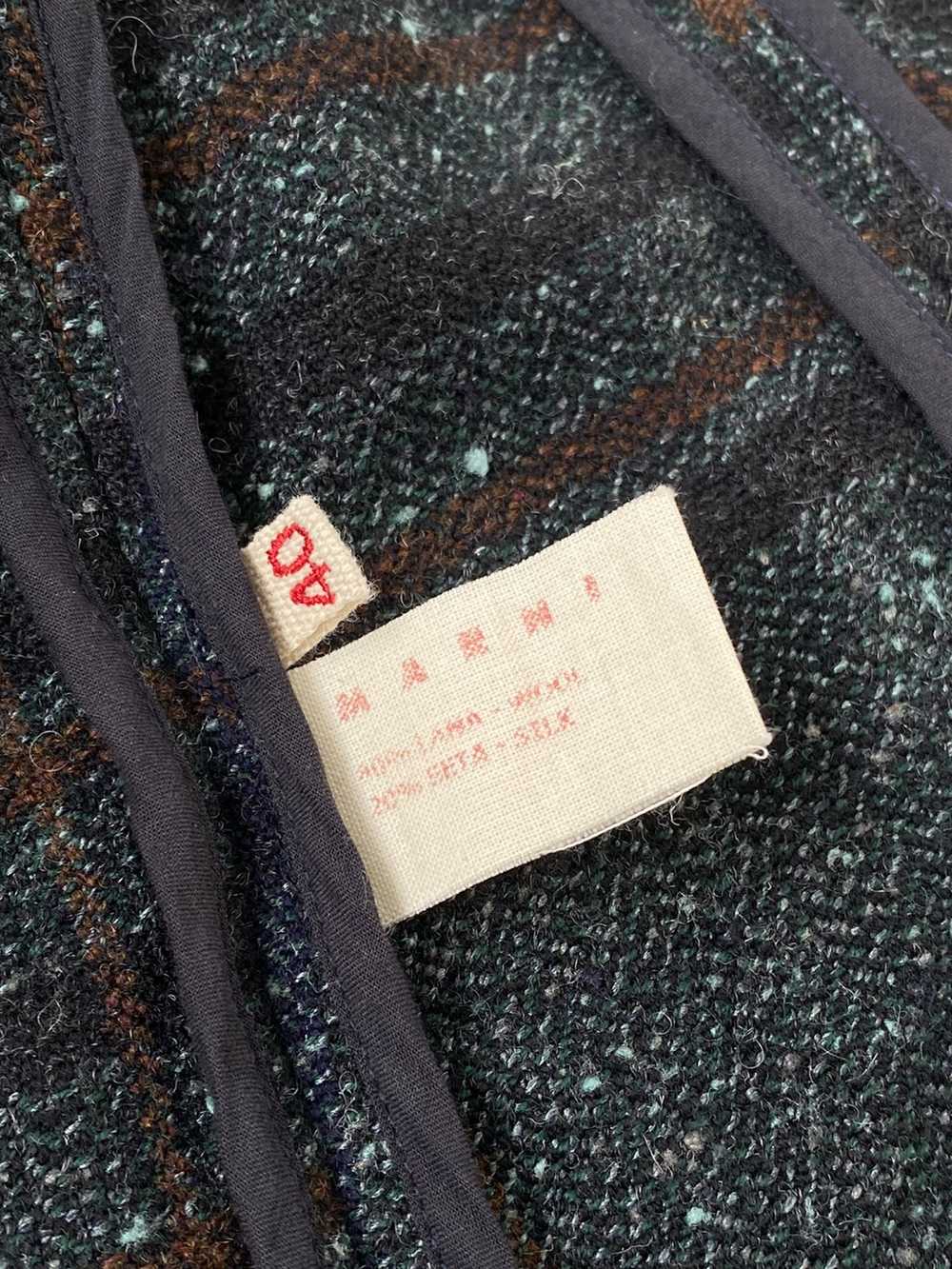 Marni × Vintage Blazer Tweed MARNI silk / wool - image 5