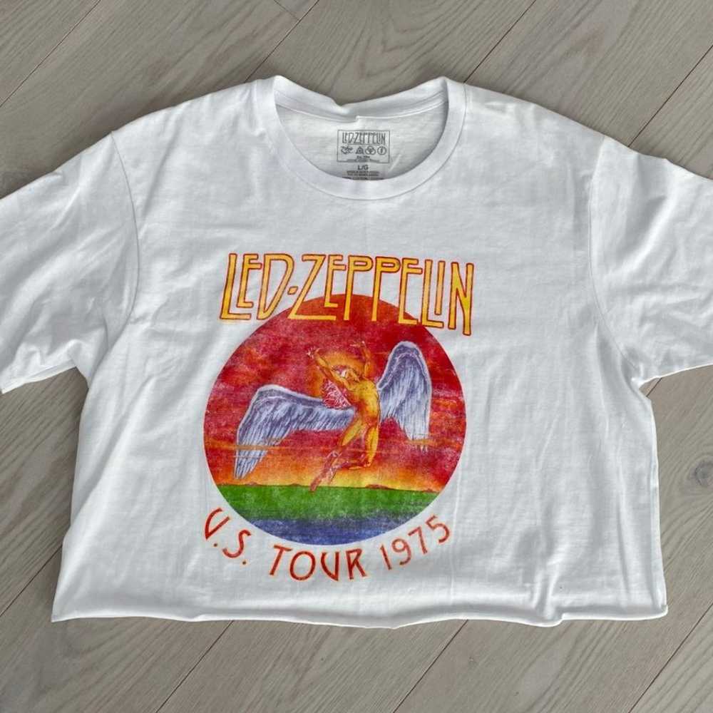 Other Led Zeppelin US Tour 1975 Wings Print Crop … - image 1