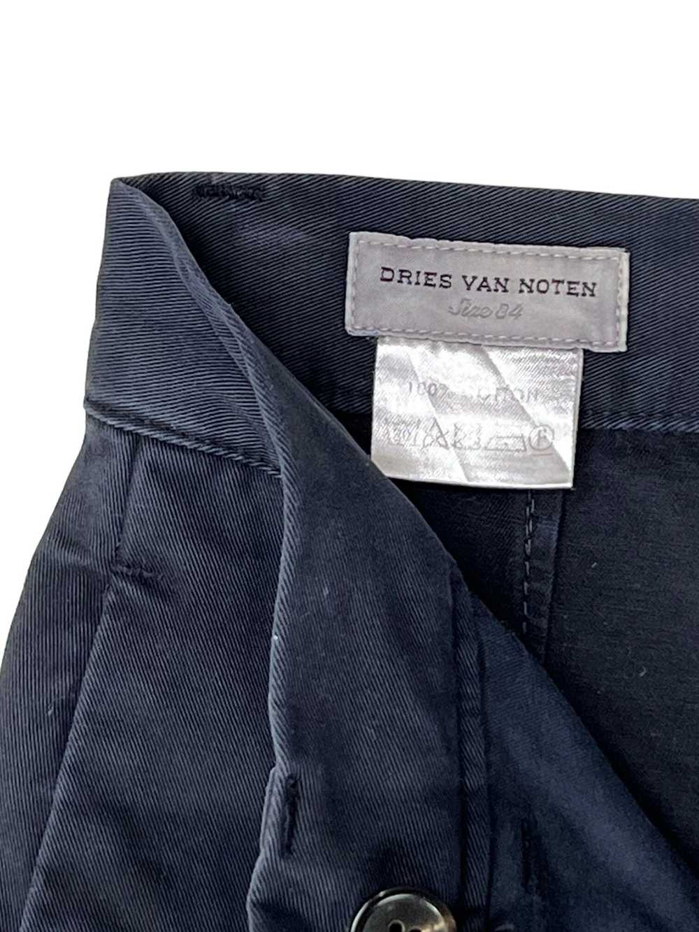 Dries Van Noten Baggy Military Cargo Trousers Pan… - image 6