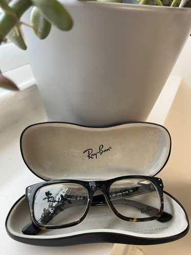 RayBan Rayban clear frame glasses with case