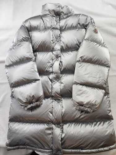 Moncler Silver Puffer Jacket - Gem
