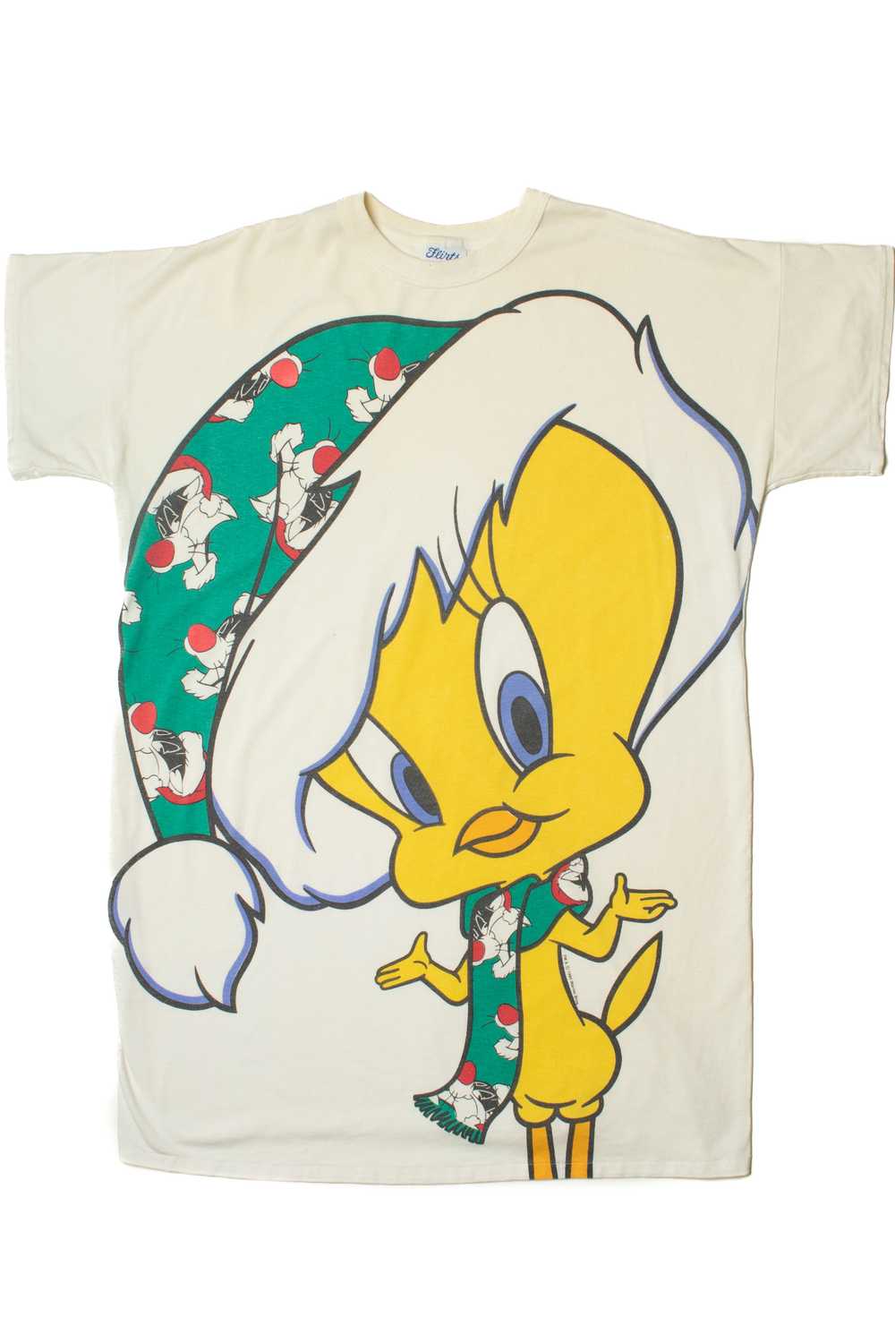 Vintage 1994 Tweety Bird Looney Tunes Extra Long … - image 1