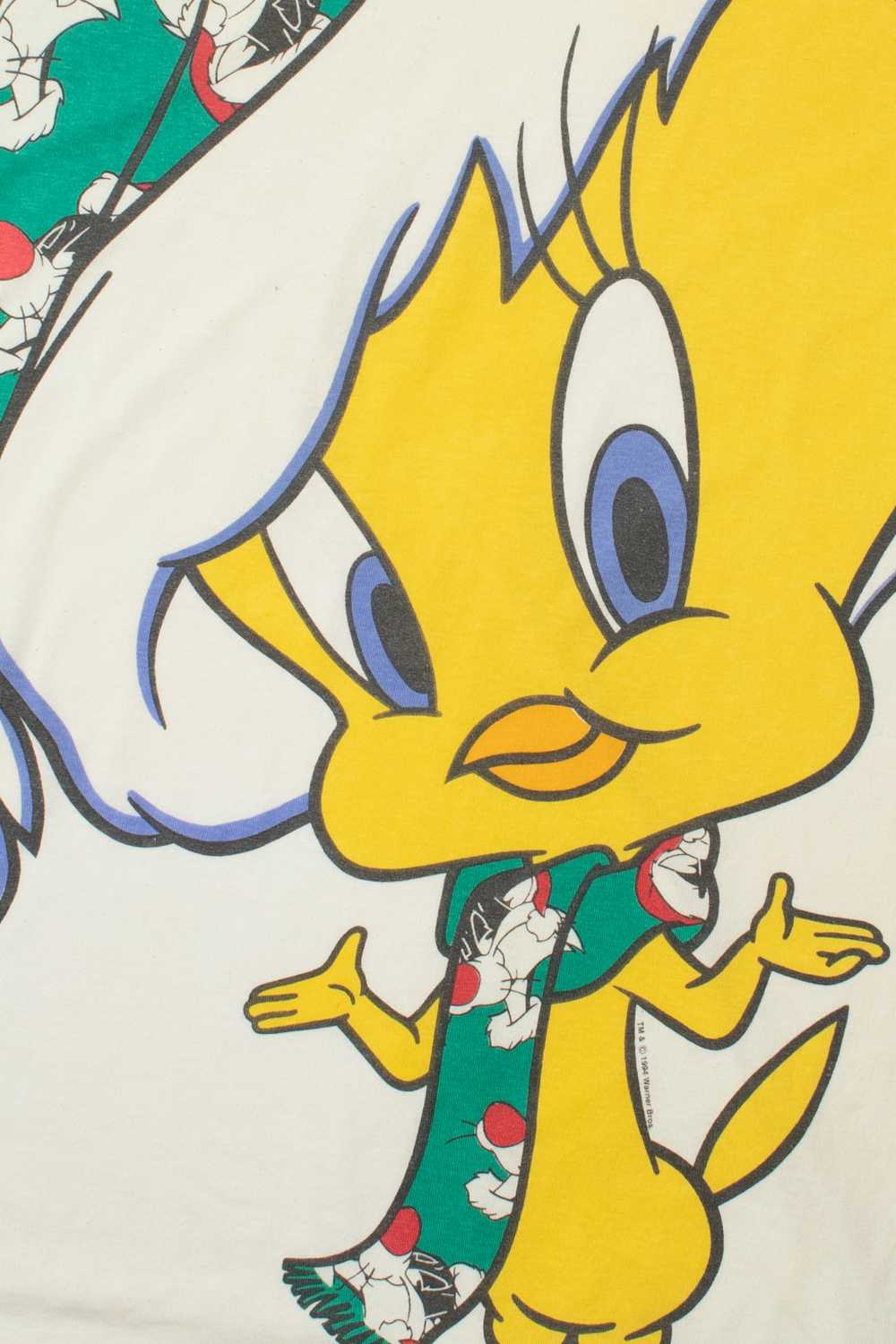 Vintage 1994 Tweety Bird Looney Tunes Extra Long … - image 2