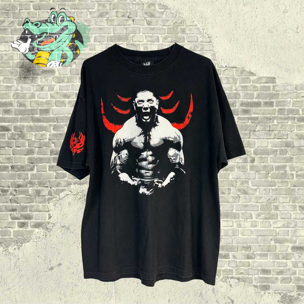 Vintage 2002 WWE Dave Batista Unleashed T-shirt -… - image 1