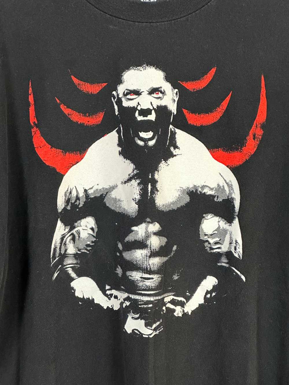 Vintage 2002 WWE Dave Batista Unleashed T-shirt -… - image 3