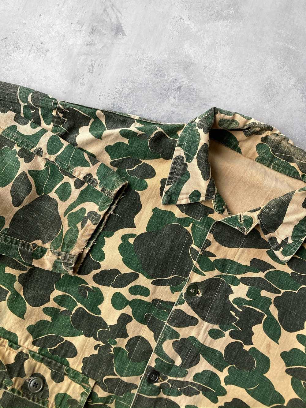 Camouflage Canvas Jacket 80's - XL - image 2