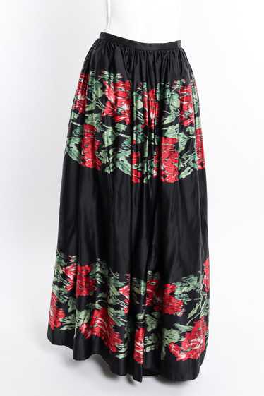 ADOLFO Floral Ball Skirt