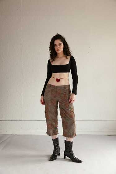 Y2K Paisley Gramicci Cargo Capris