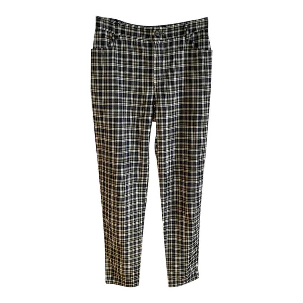 Checked pants - image 1