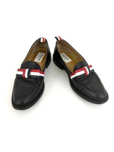 2017 Thom Browne Leather Bow Loafers