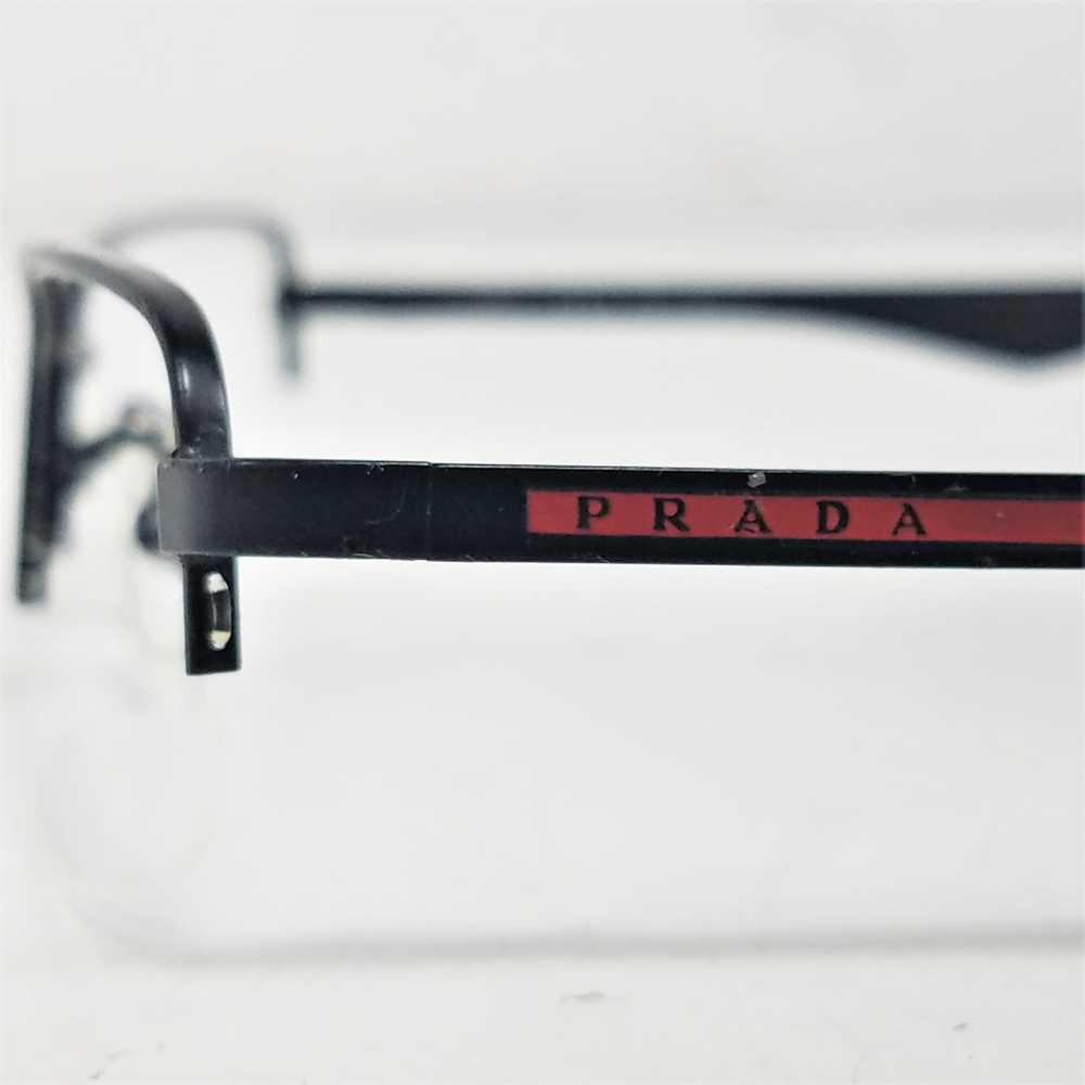 Prada Black Rectangle Rimless Eyeglasses Rx - image 6