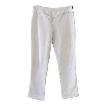 Courrèges pants - Courrèges pants, in white doubl… - image 1