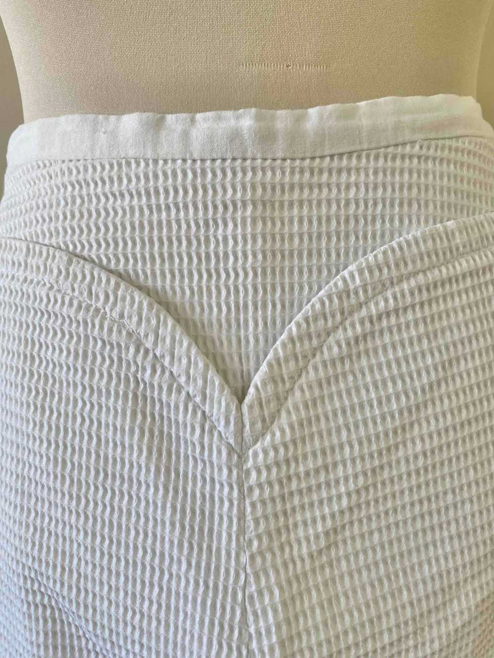 Courrèges pants - Courrèges pants, in white doubl… - image 6