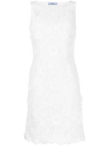 Prada Pre-Owned floral broderie anglaise dress - W