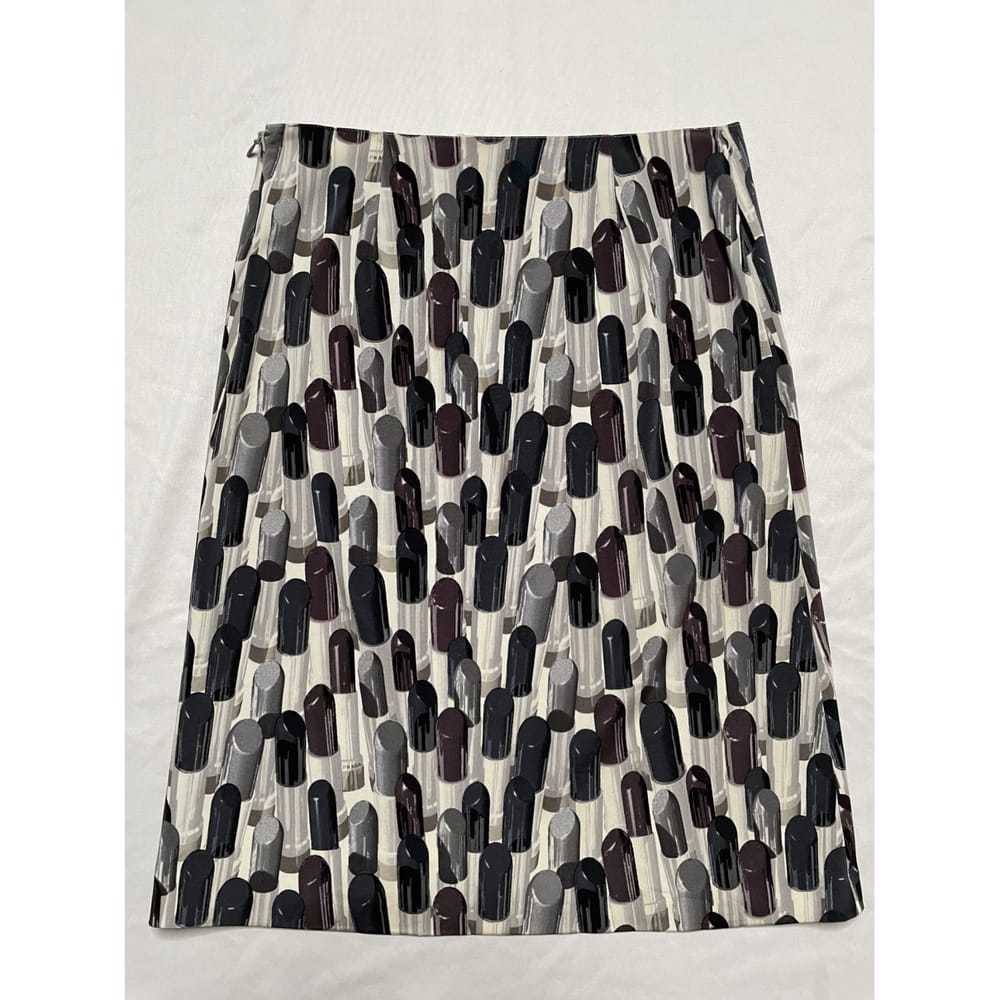 Prada Silk mid-length skirt - image 3