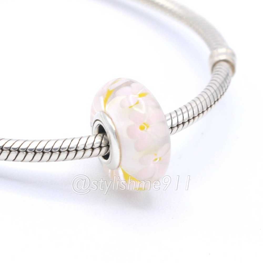 pandora Authentic PANDORA Field of Daises Murano … - image 2