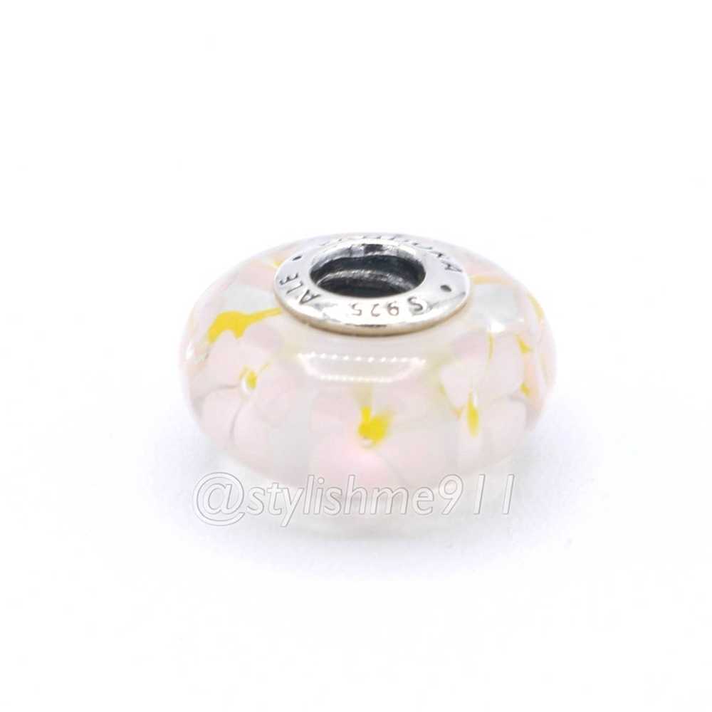 pandora Authentic PANDORA Field of Daises Murano … - image 6