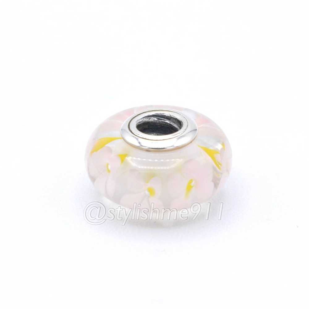 pandora Authentic PANDORA Field of Daises Murano … - image 9