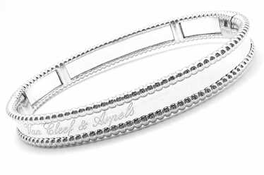 Van Cleef & Arpels Perlee 18k White Gold Medium S… - image 1