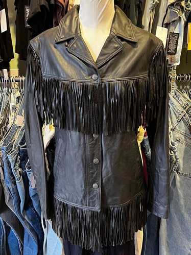 ジャケット・アウター vintage HARLEYDAVIDSON fringe design Harley-Davidson Women's Fringe Harley-Davidson Leather
