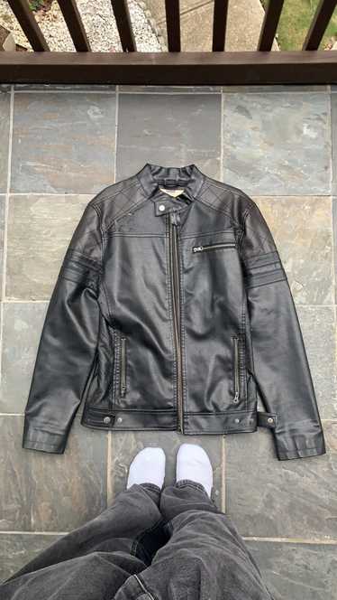 American Rag × Leather Jacket Vintage early 2000s 