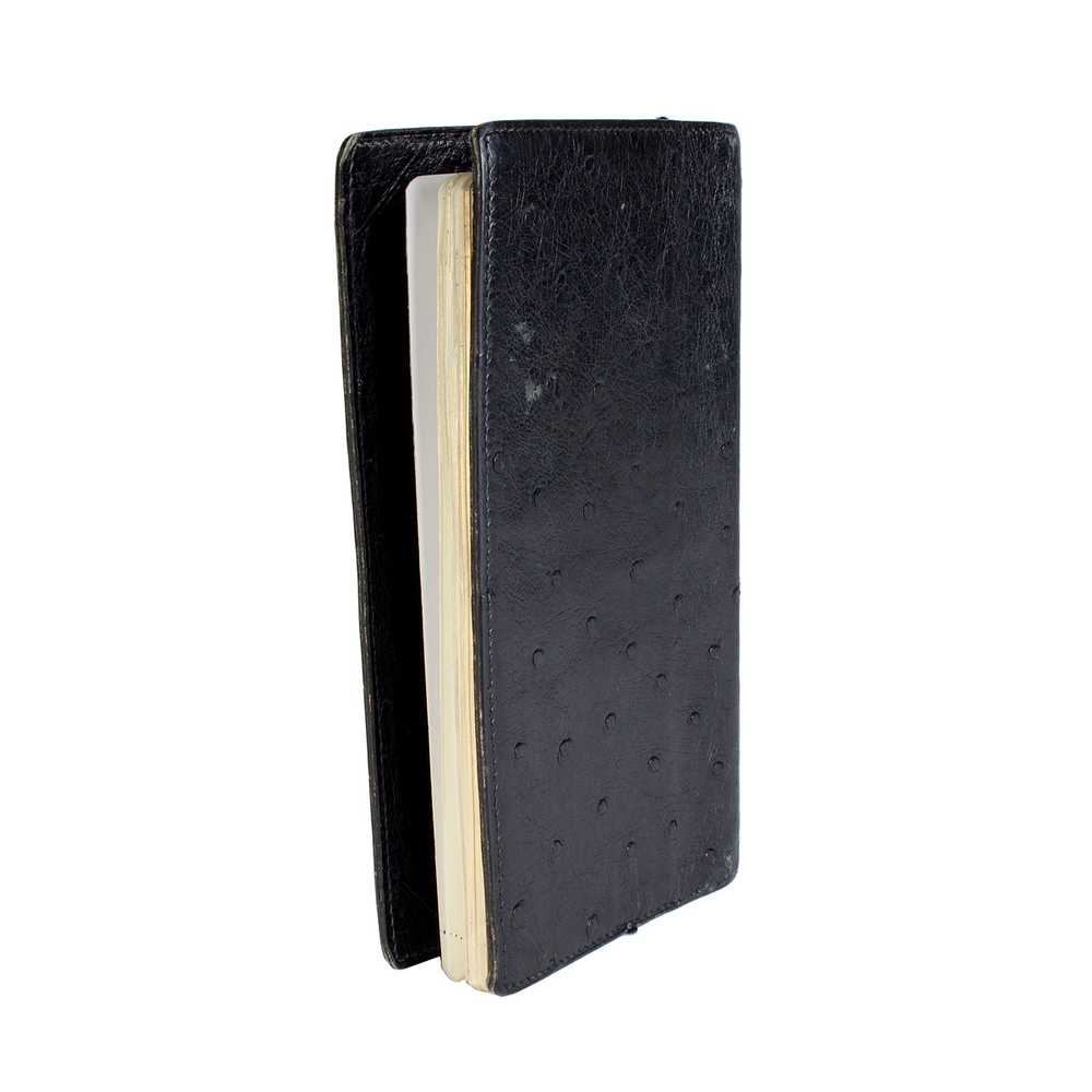 1980s Black Ostrich Notebook - image 2