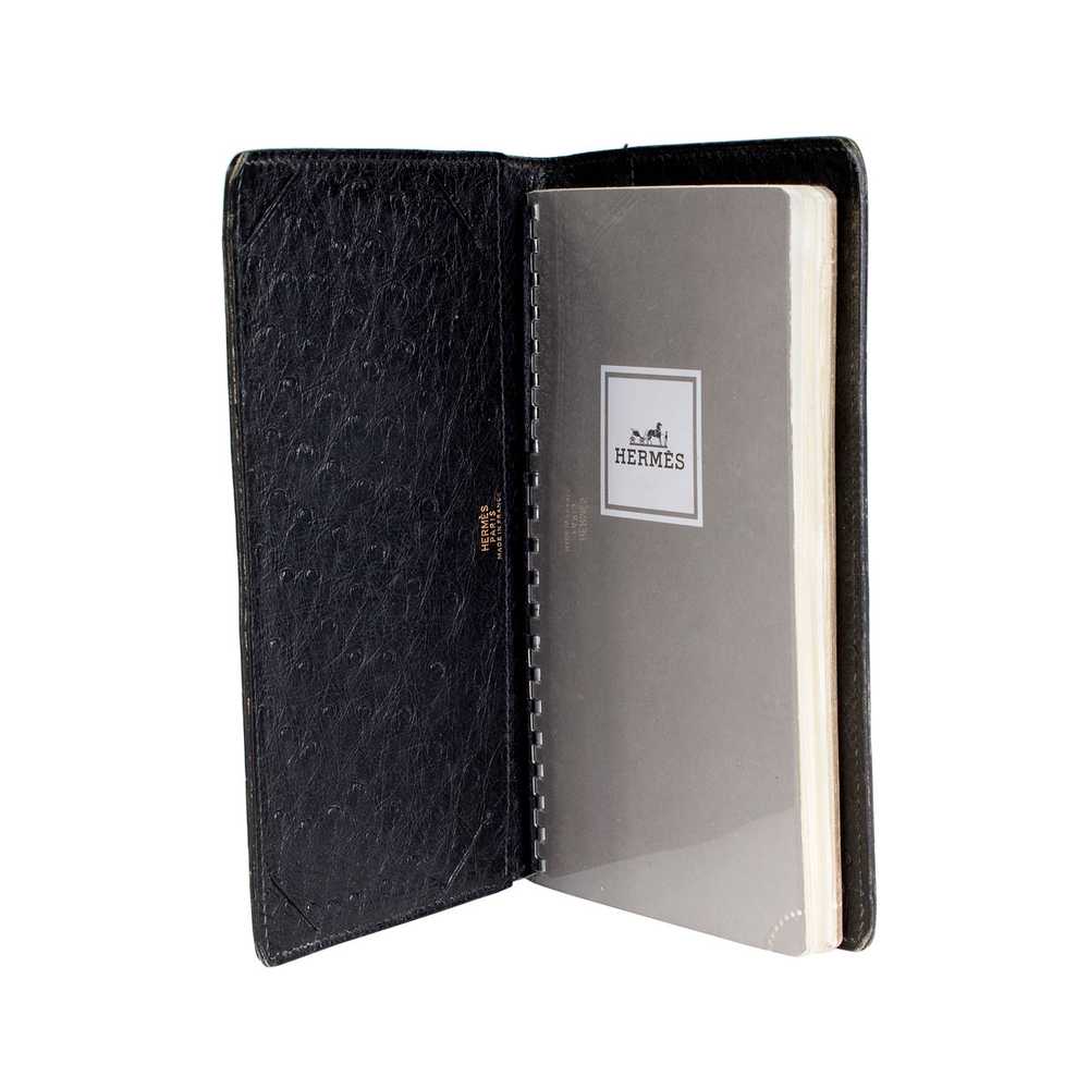 1980s Black Ostrich Notebook - image 3