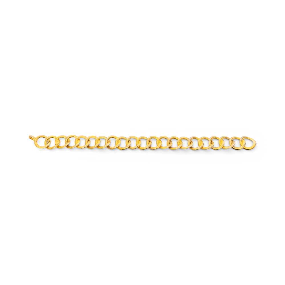 1980s Chain Link Gold-Tone Necklace - image 5