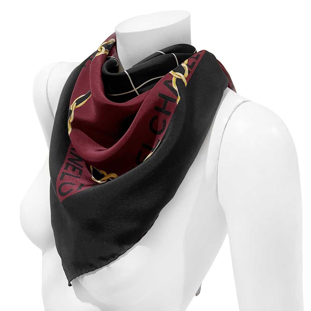 2019 Silk Handbag Print Scarf - image 2