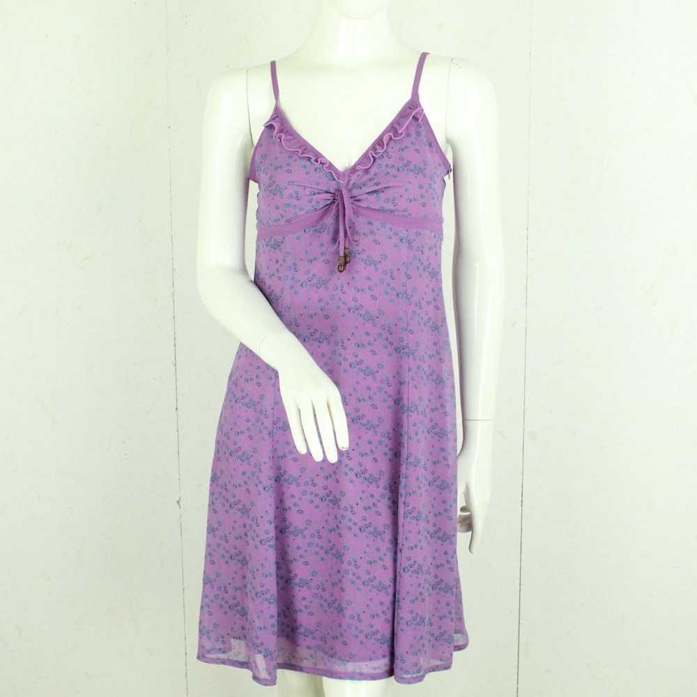 Esprit Vintage Esprit Y2K dress size S violet flo… - image 1