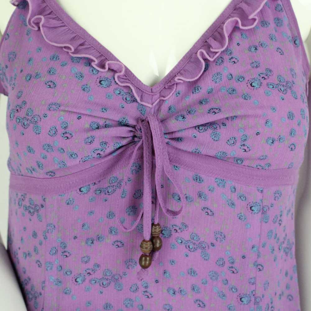 Esprit Vintage Esprit Y2K dress size S violet flo… - image 2