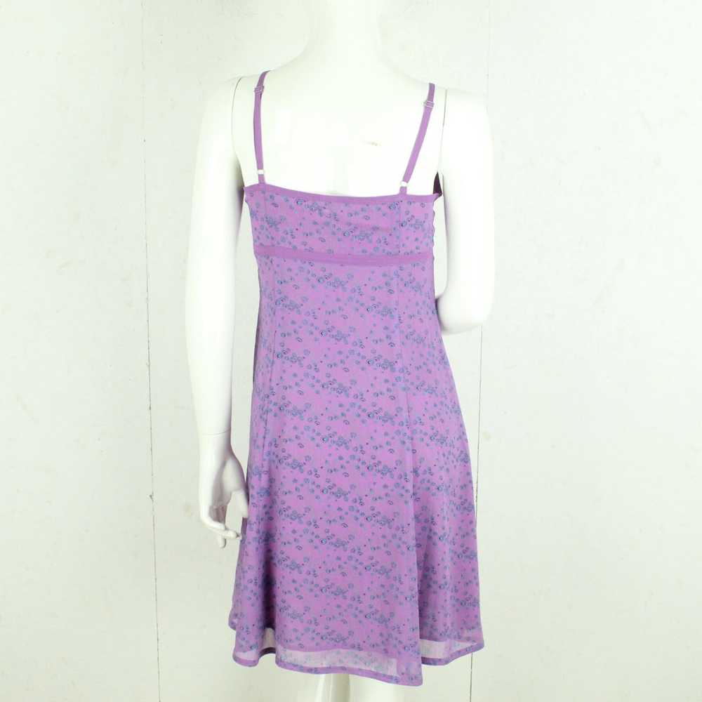 Esprit Vintage Esprit Y2K dress size S violet flo… - image 4