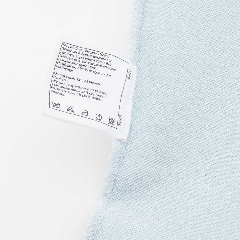 Baby Blue Textured Knit Bodysuit - image 9