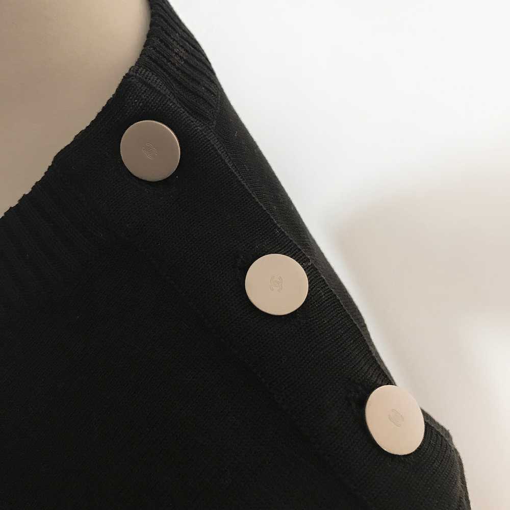 Black Short Sleeve Knit Top - image 3