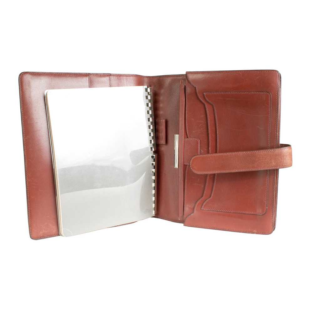 Cognac Leather Large Notebook - image 3