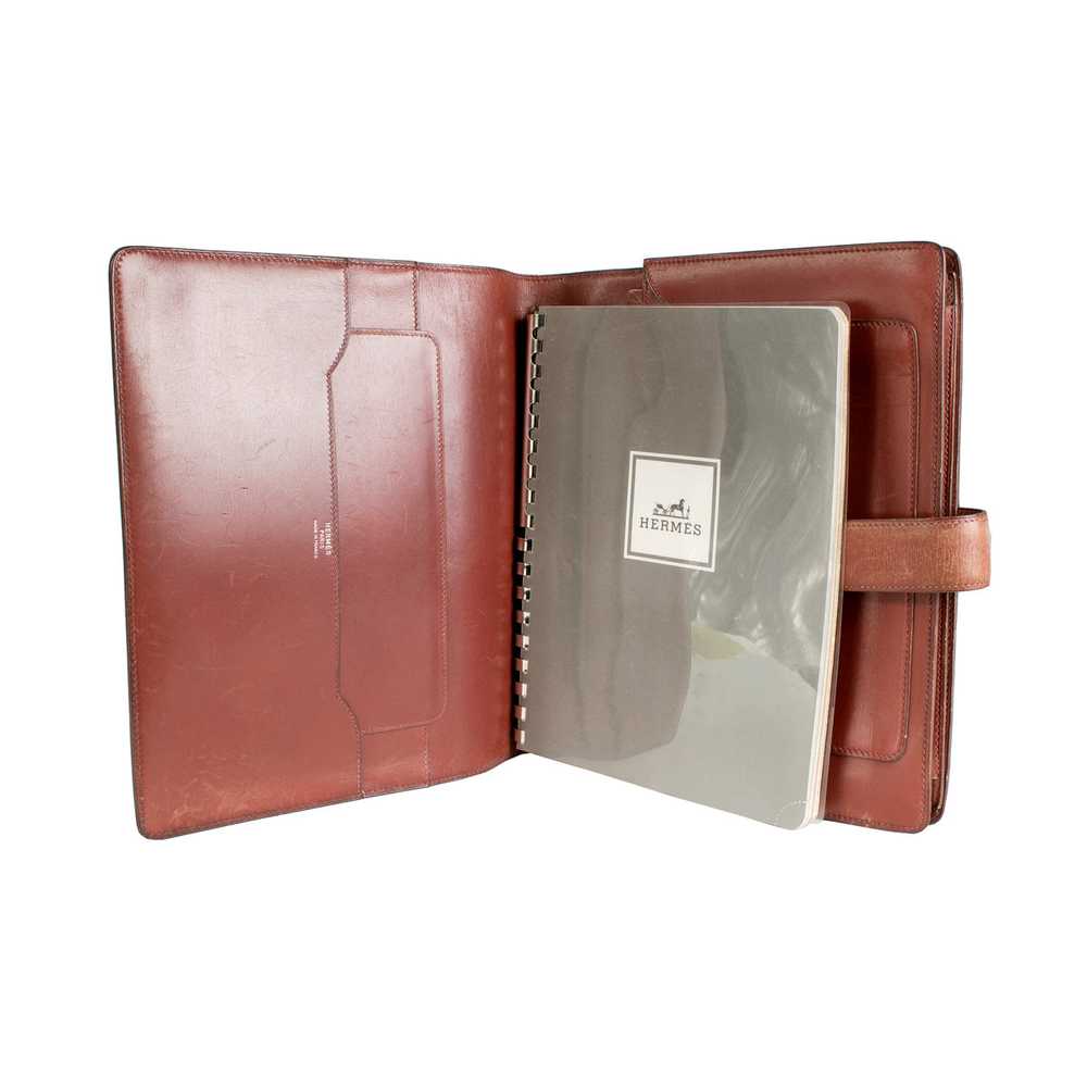 Cognac Leather Large Notebook - image 4