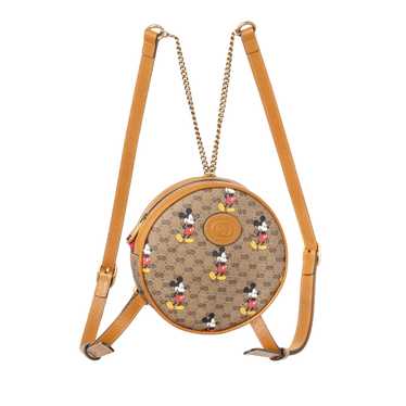 603730 Gucci X Disney GG Supreme Mickey Mini Round Backpack – Keeks  Designer Handbags