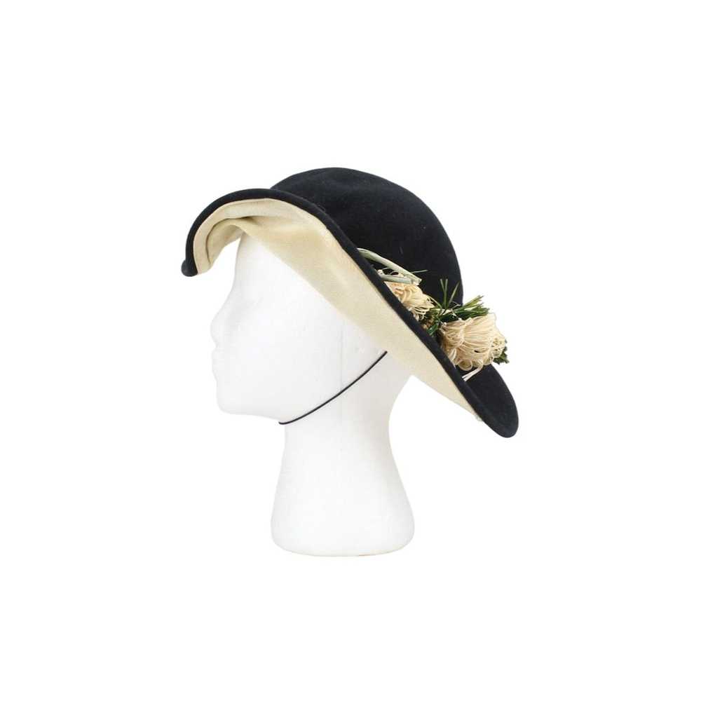 Fedora Vintage Felt Floral Small Brim Fedora Fashion … - Gem