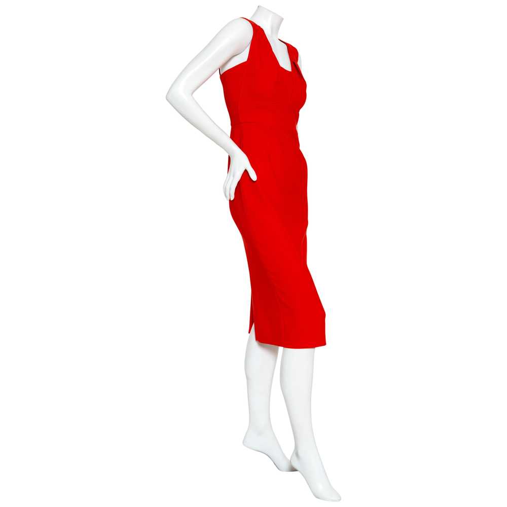 Red Sleeveless Bodycon Dress - image 3