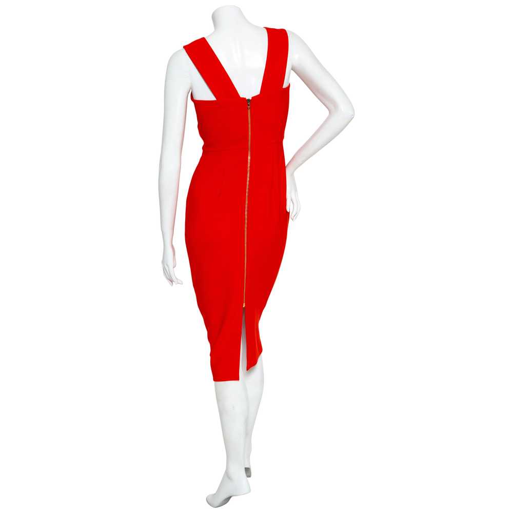 Red Sleeveless Bodycon Dress - image 4